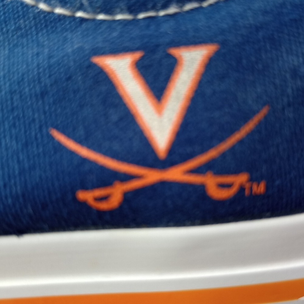 Skicks‎ Shoes Virginia Cavaliers Unisex Women's 6 Youth 4 Cotton Canvas UVA - Picture 7 of 8